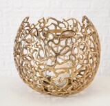 thumbnail of Windlicht Fidan Aluminium Ø28 cm H26 cm gold Stückpreis