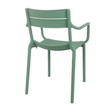 thumbnail of Fauteuil vert sauge de terrasse en plastique