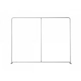 thumbnail of Showdown Textil Raumteiler Basic - 150-150 Doppel New York Manhattan Brücke - Silberner Rahmen