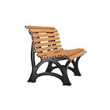 thumbnail of PROREGAL Gartenbank Jamaika | 2-Sitzer | Holzoptik | HxBxT 80x120x64cm | UV-beständiger Kunststoff | Parkbank Sitzbank Gartenbänke  Terrasse