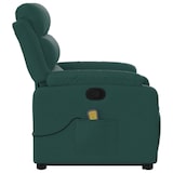 thumbnail of vidaXL Massagesessel mit Aufstehhilfe Dunkelgrün Stoff