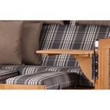 thumbnail of Strandkorb - bene living - Ammersee Grande XL Teak Bullauge - PE grau - Modell 522 - 2,5-Sitzer inkl. Liftersystem