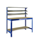 thumbnail of SimonRack Banco de Trabajo Taller, 910x610 mm, 3 Repisas, Capacidad Carga 400 kg, Azul - BT-1