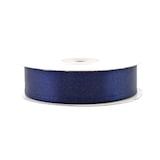thumbnail of 18mm Satinband 25m Schleifenband Geschenkband Stoffband Bänder Uni Dunkelblau