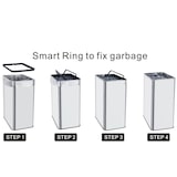 thumbnail of Kitchen Move Cestino automatico in acciaio inox SILVERLAKE argento 60L Acciaio inossidabile Argento