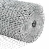 thumbnail of vidaXL Zaunpfosten Silber 10 x 0,6 m (19 x 19 mm Netz) Stahl