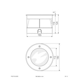 thumbnail of EVN Lichttechnik LED-Bodeneinbauleuchte PC67101202W