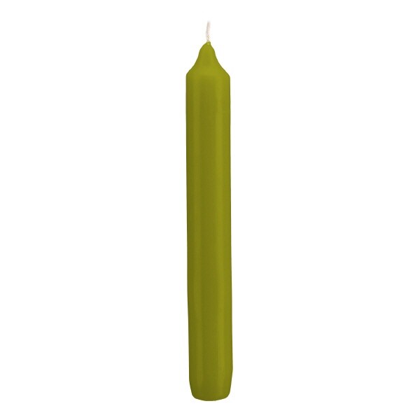 GASTRO Kerzen, Leuchterkerzen, Tafelkerzen, Haushaltskerzen Scottish Green Grün, 190 x Ø 21 mm, 90 Stück