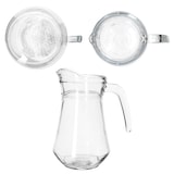 thumbnail of Valentin 2er Set Glaskrug 1,15L Milch-Kanne mit Henkel Wein-Karaffe Limo Saft