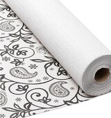 thumbnail of MONOUSO - Papiertischdecke Rolle "Kaschmir" Weiss 1,2x100m 37g (1 Stück)
