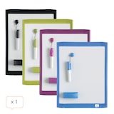 thumbnail of Nobo Wandmontierbares Magnetisches Whiteboard Mini 1903816 Lackierter Stahl Verschiedenfarbiger Rahmen 216 x 280 mm Weiß