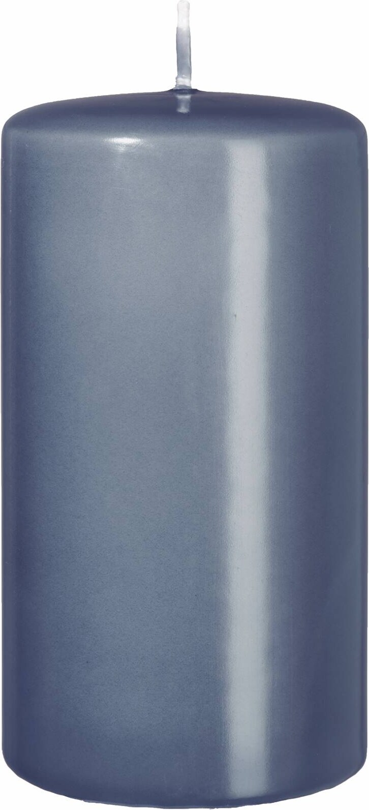 Stumpenkerzen Pacific Blue Blau/Grau 12 x 4 cm, 16 Stück
