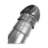 thumbnail of CAEXVEN Sombrerete Aspirador de 125 mm de diámetro  en Acero Galvanizado - Serie Lisa y Helicoidal