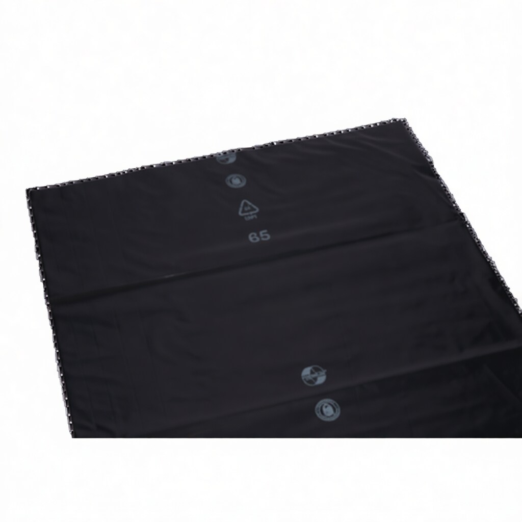 Deiss 240 Liter Premium Müllbeutel LDPE 650+550x1350x0 1mm 100 µm schwarz - 50 Stück