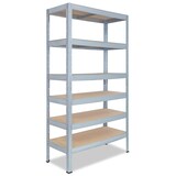 thumbnail of shelfplaza PRO 180x90x40 cm Schwerlastregal in verzinkt mit 6 Böden und 166 kg Traglast pro Boden