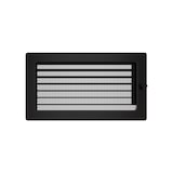 thumbnail of Griglia di ventilazione per camino 17x30 nera con tapparelle avvolgibili