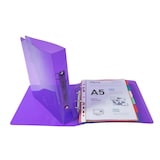 thumbnail of Exacompta 998X 15x Flexible Ringbücher, PP, Rückenbreite 40mm, für DIN A5, Crystal - Farben sortiert