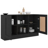 thumbnail of vidaXL Dressoir 120x30,5x70 cm bewerkt hout zwart