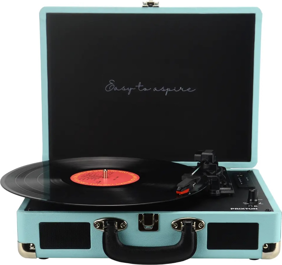 Tocadiscos Bluetooth PRIXTON VC400 Reproductor y Convertidor de Vinilos - Azul