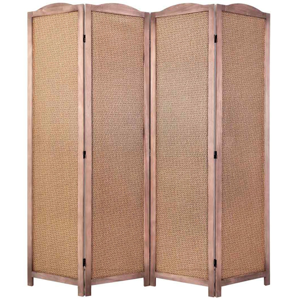 EME Mobiliario Biombo separador de ambientes Francés 4 paneles plegables 180x180cm