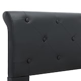 thumbnail of vidaXL Bettgestell Schwarz Kunstleder 140 × 200 cm