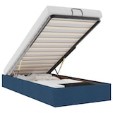 thumbnail of vidaXL Ottoman-Bett ohne Matratze Blau 90x190 cm Stoff