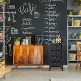 thumbnail of Relaxdays Badrollwagen, 4 Schubladen, Metall & Kunststoff, Rollcontainer Bad, Kosmetik, HBT: 74 x 33 x 39 cm, weiß