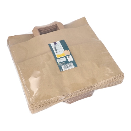 400 "Metro Professional" Tragetaschen, Papier 27 cm x 32 cm x 17 cm braun mit Tragegriff