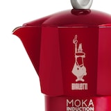 thumbnail of Bialetti Moka Induktion Mokka-Kanne 0,28 l Rot, Edelstahl