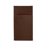 thumbnail of Tovaglioli Portaposate Airlaid – Confezione da 50 pz, cm 33×40, Tasca Slim Cioccolato