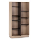 thumbnail of Libreria scaffale Vigo 9 ripiani color rovere e grigio, 150 cm altezza