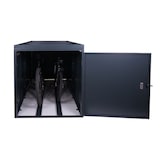 thumbnail of 2er-Fahrradgarage mit Pflanzkasten HWC-L56b, Fahrradbox, abschließbar verzinkter Stahl 125x113x208cm ~ anthrazit