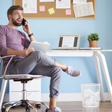 thumbnail of Relaxdays Papierkorb, Büro & Jugendzimmer, offen, rund, Drahtgeflecht, Papiermülleimer, Metall, H x D: 24 x 23 cm, weiß