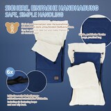 thumbnail of Babyfußsack 94x48x10 cm Blau aus Polyester Joyz