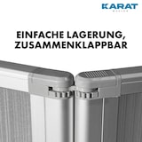 thumbnail of Stellwand doppelseitig - Mobile und faltbare Trennwand - Rahmen aus Aluminium - Semi-Transparent / 270 x 150 cm