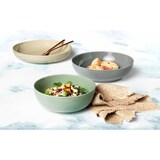 thumbnail of Seltmann Weiden Beat Color Glaze Foodbowl ø 25,5 cm 4er Set - Perlgrau
