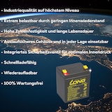 thumbnail of 12V 4,5Ah kompatibel QP12-4 QP12-4.2 QP12-4.5 QP12-5 AGM VdS