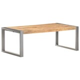 thumbnail of vidaXL Couchtisch 110x60x40 cm Massivholz mit Palisander-Finish : Farbe - Grau