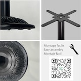 thumbnail of RestooTab - Tisch Versailles Ø70cm Dekor marquina kanten messingfarben