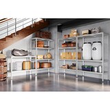 thumbnail of Grima, scaffale in kit , cm.100X50X195h, metallo, 5 piani,montaggio ad incastro, zincato.