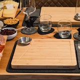 thumbnail of 6 Personen Raclette Teller Set - 30x25 Raclette Brettchen Pfännchen Untersetzer