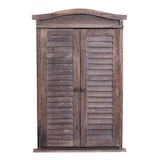 thumbnail of Décoshop26 - Badezimmer-Wandspiegel mit Fensterdesign und Fensterläden 71 x 46 x 5 cm in Antikbraun 04_0003702