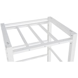 thumbnail of DELUKE® Waschmaschinengestell KAMED - Stahl, 105x75x62cm, Universal Waschmaschinenregal Waschmaschinenuntergestell Zwischenbau Stapelbausatz Weiß