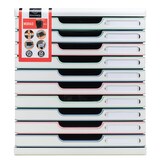 thumbnail of Exacompta 302303D Schubladenbox Modulo, 10 Schubladen, AutentiK - Farben sortiert