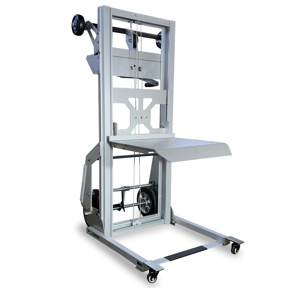 Materiallift ML90, klappbar mit Plattform, 90 kg Tragkraft, 1550 mm Hubhöhe