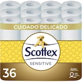 thumbnail of Scottex Papel Higiénico Sensitive 36 Rollos - 3 Capas - Cuidado Delicado con un Toque de Leche de Almendras