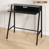 thumbnail of HOMCOM - Schreibtisch - 84L x 45B x 85H cm - schwarz