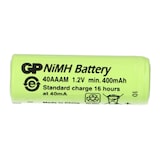 thumbnail of 4x GP Akku 2/3 AAA 1,2V / 400mAh GP40AAAM Micro NiMH Akku Höhe 29,7mm