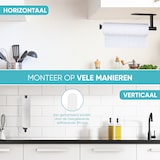 thumbnail of HGMD Keukenrolhouder - Zelfklevend en / of Boren - Keukenrolhouder Zwart - Rollenhouder - Keukenrolhouder Hangend