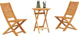 thumbnail of vidaXL Faltbares Bistroset 3 pcs 60 x 60 x 75 cm